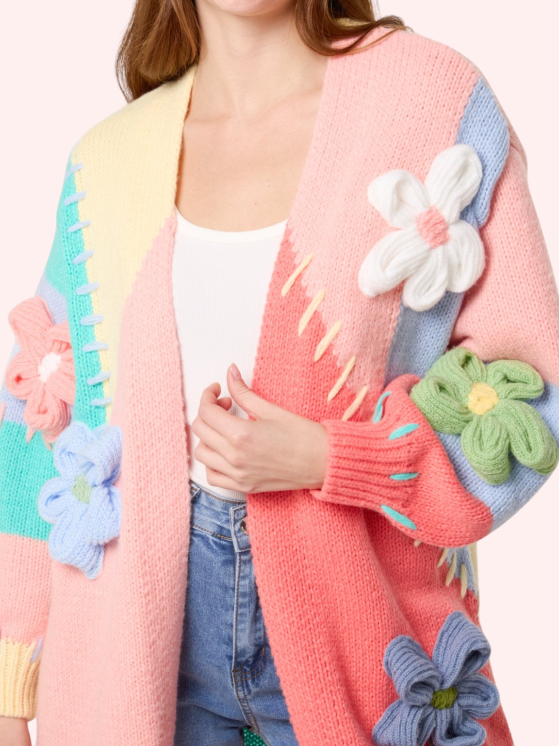 Pure joy daisy cardigan