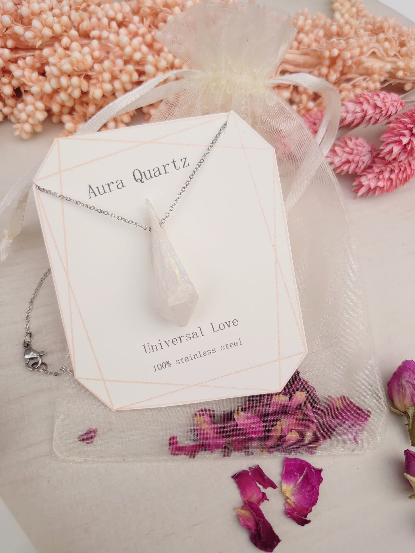 Aura Quartz pendant