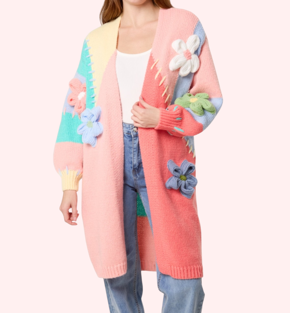 Pure joy daisy cardigan