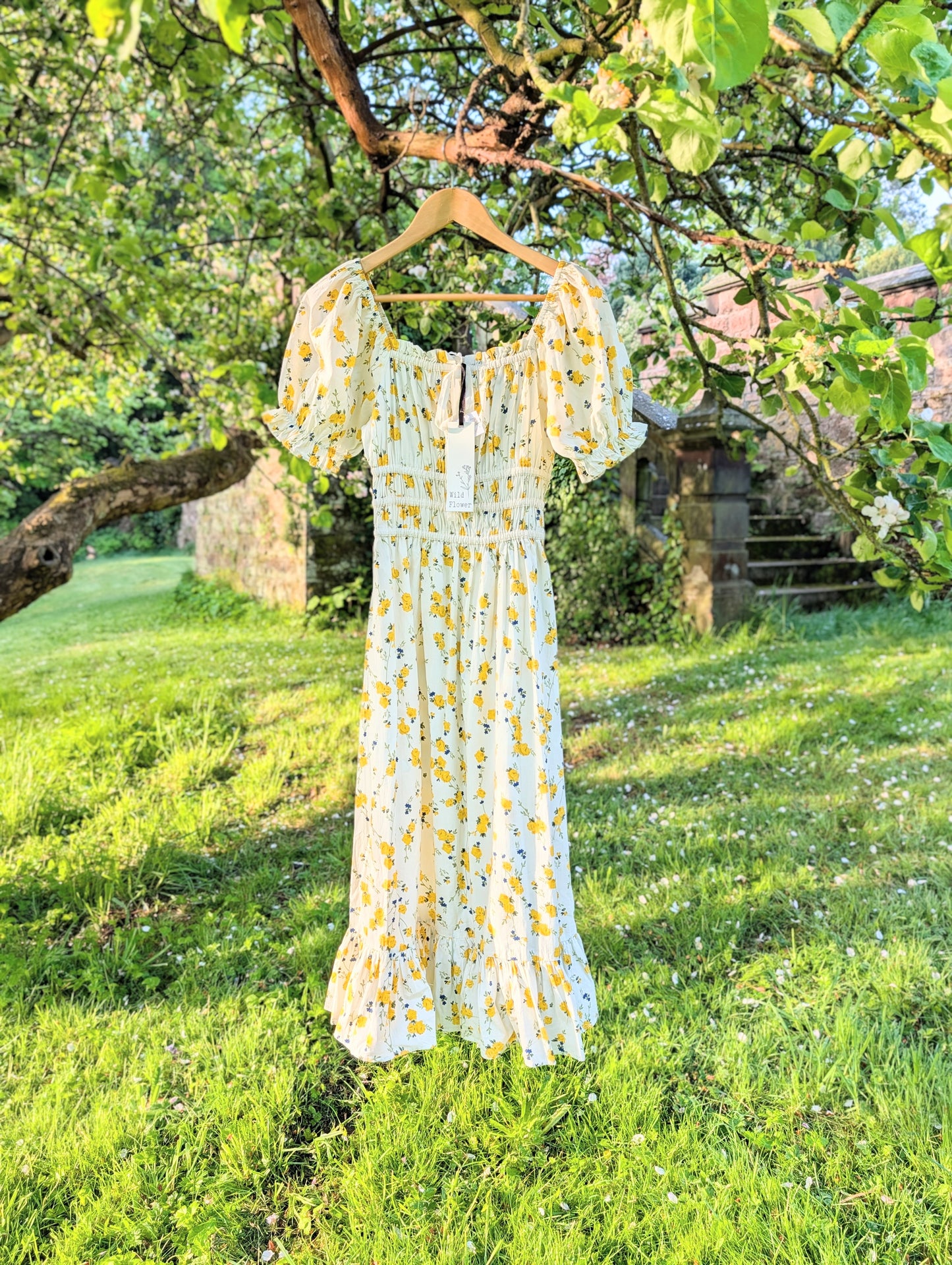 Sunshine cotton midi dress