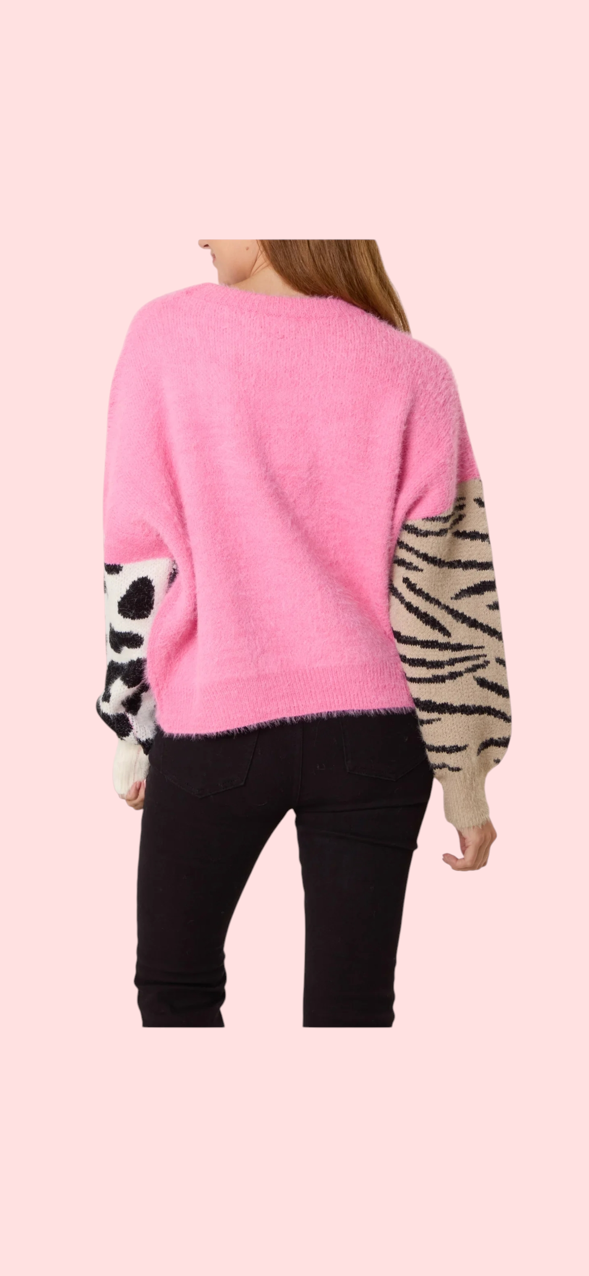 Pretty in pink jumper
