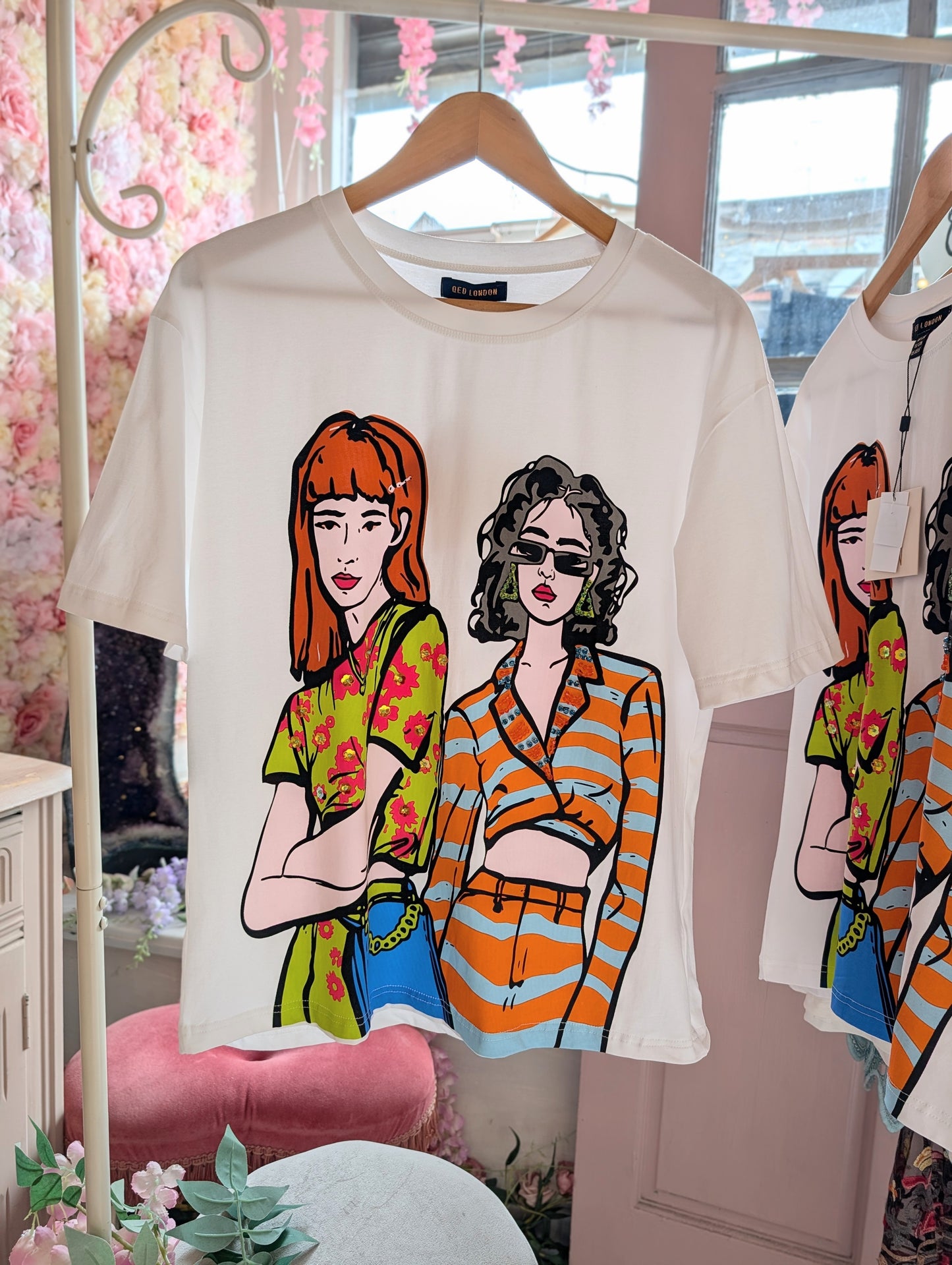 Fun times embellished t-shirt