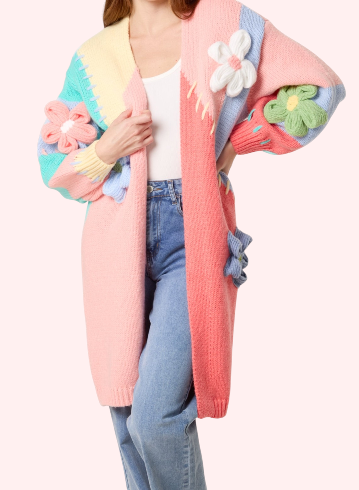 Pure joy daisy cardigan