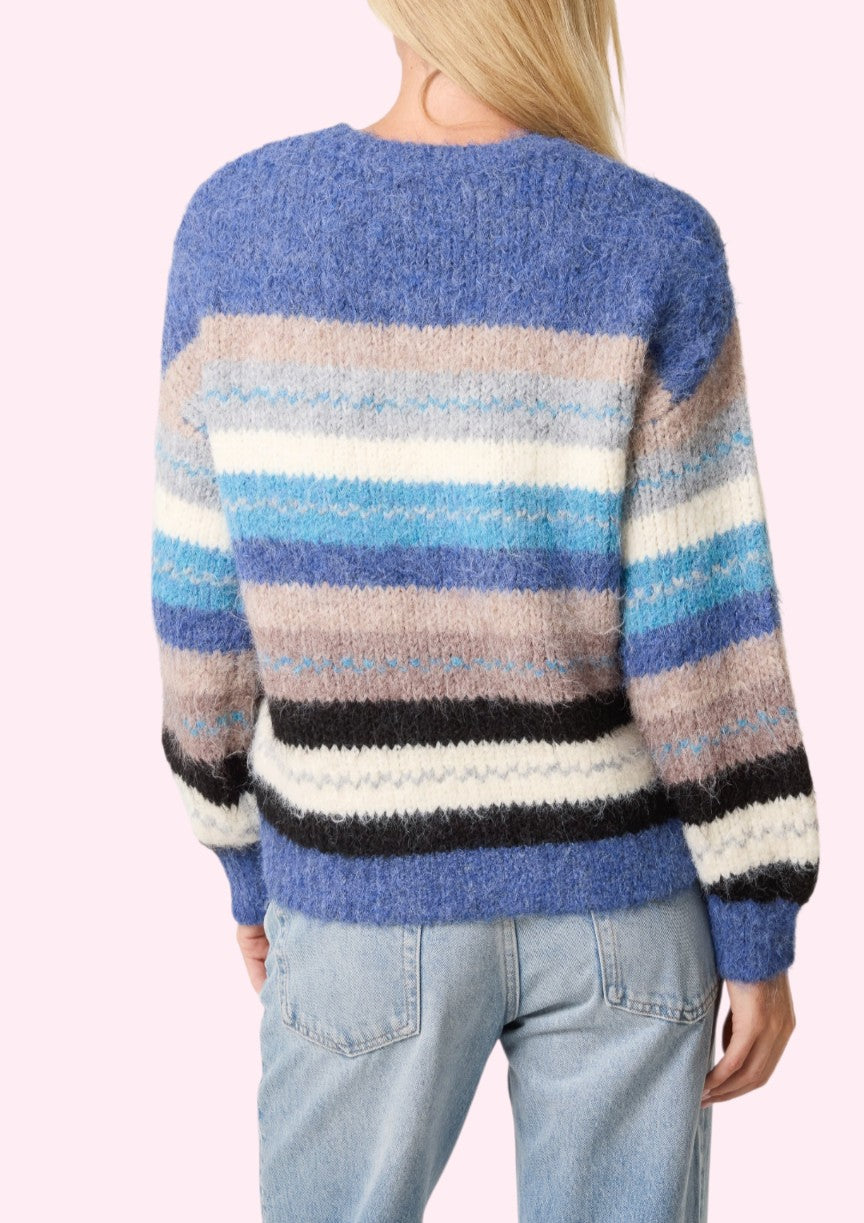 Blue stripe jumper