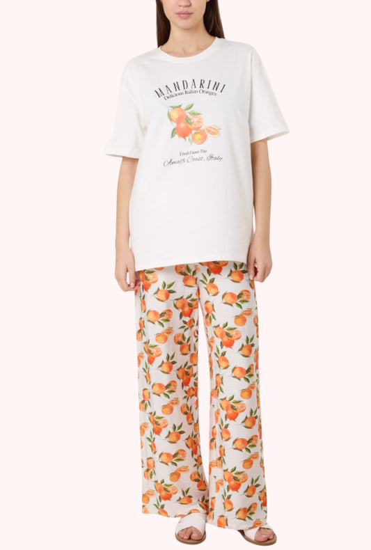 Italian orange trousers