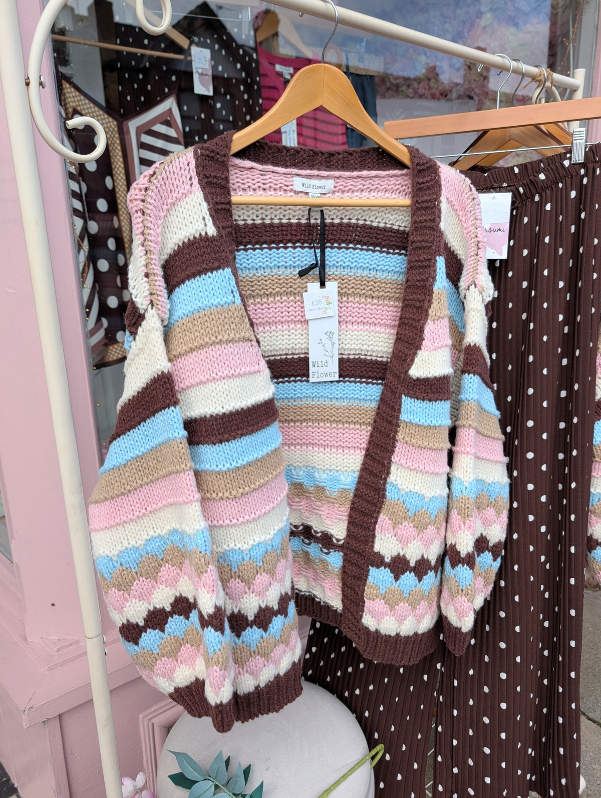 Autumn striped cardigan