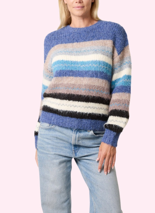 Blue stripe jumper