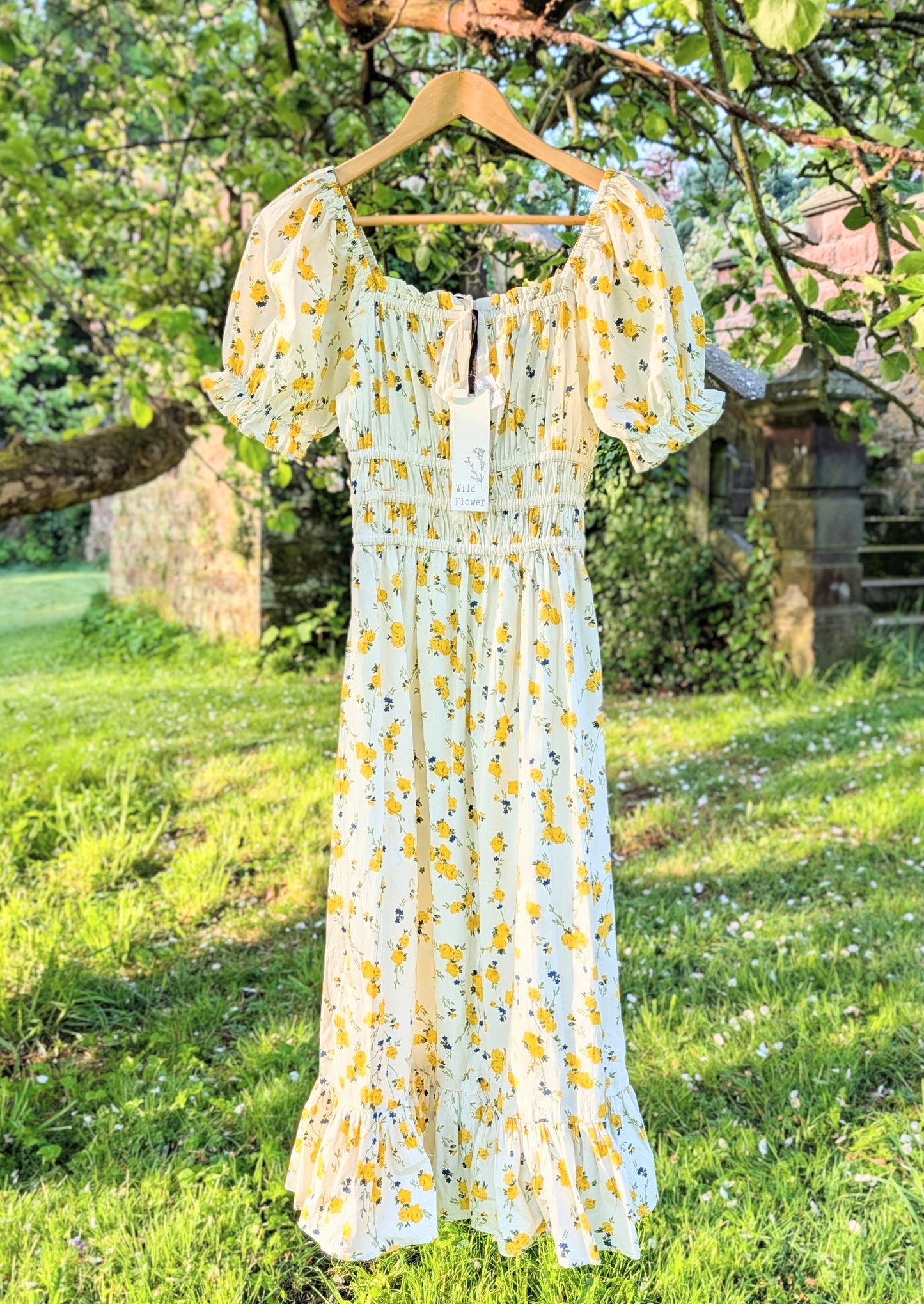 Sunshine cotton midi dress
