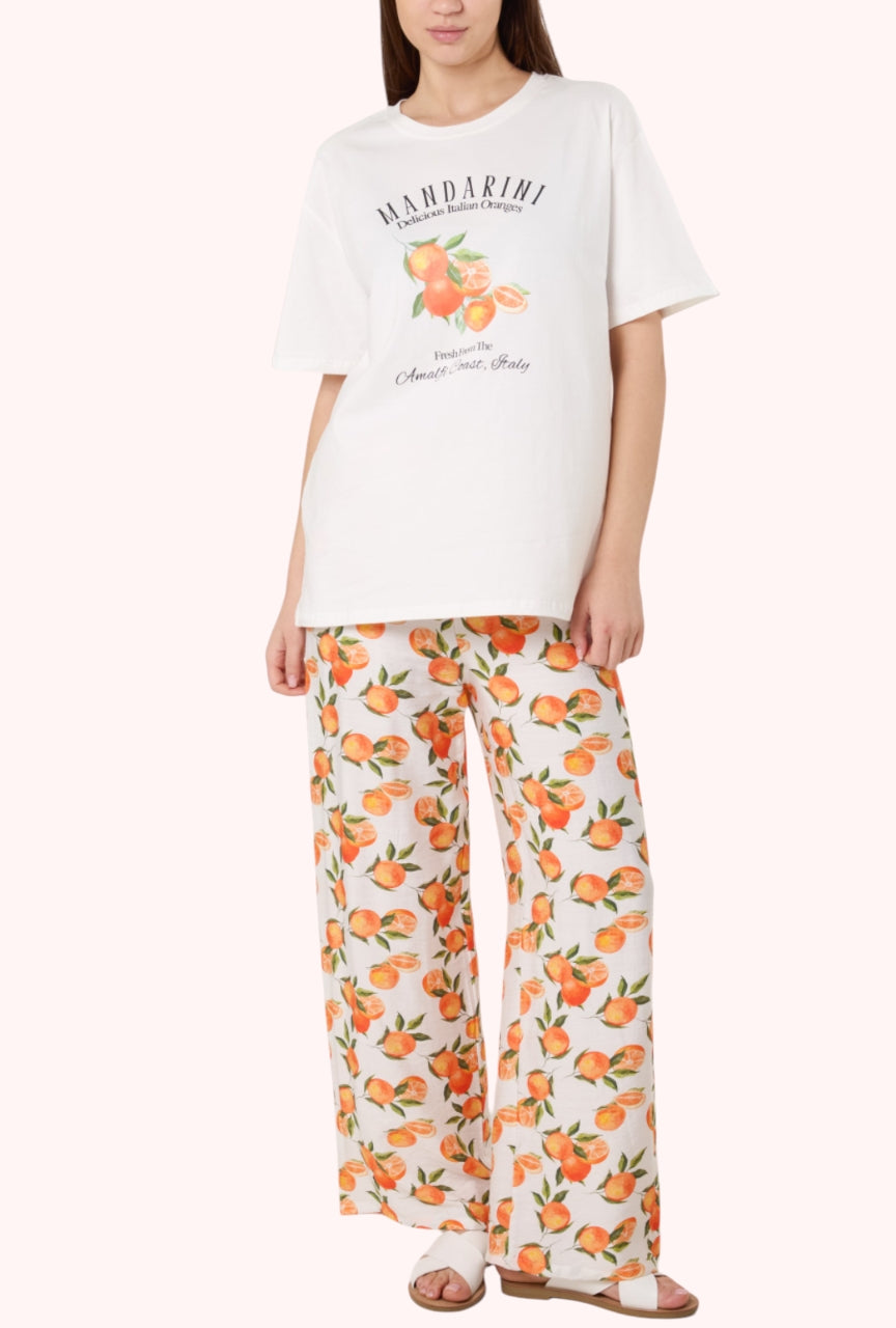 Italian orange trousers