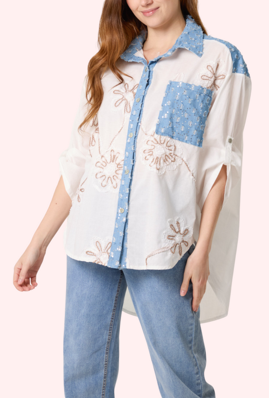 Embellished shirt