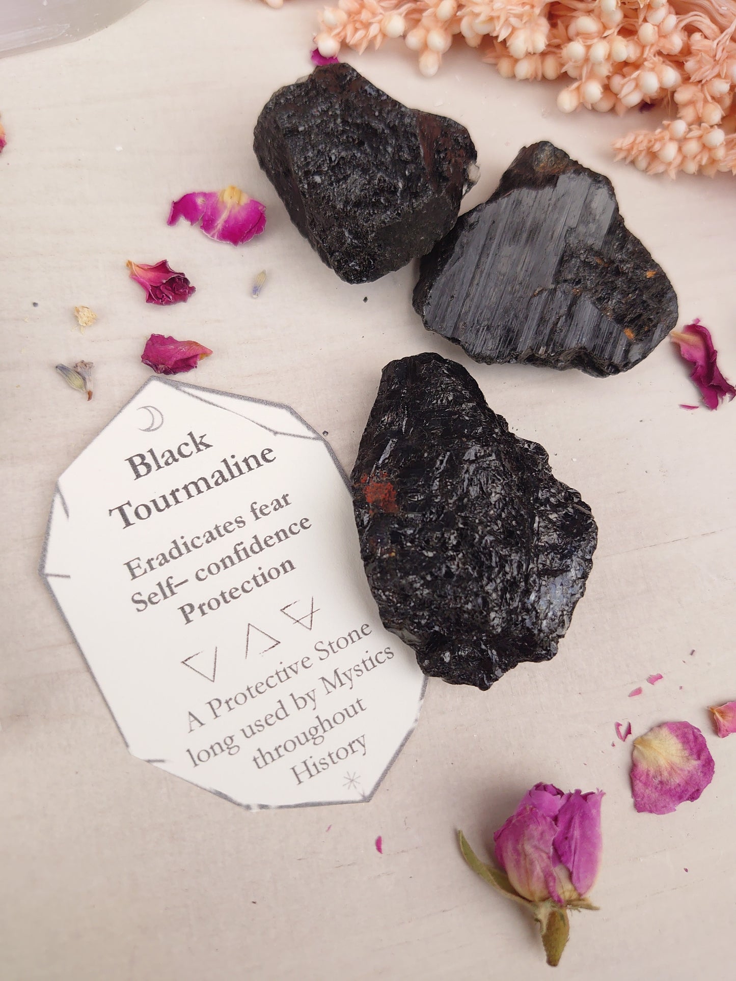 Rough Black Tourmaline