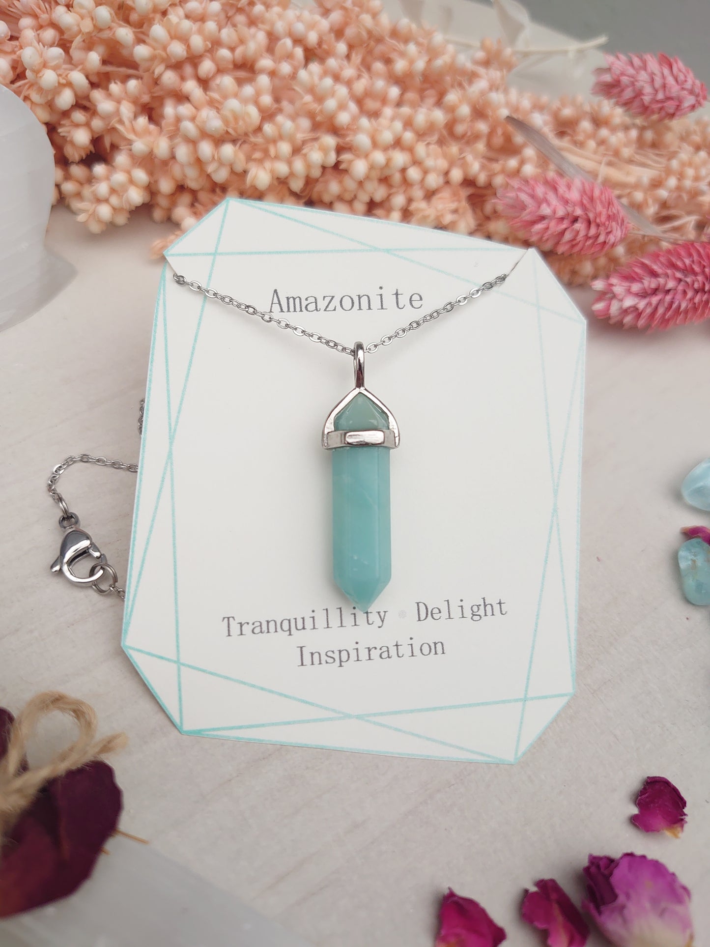 Amazonite pendant