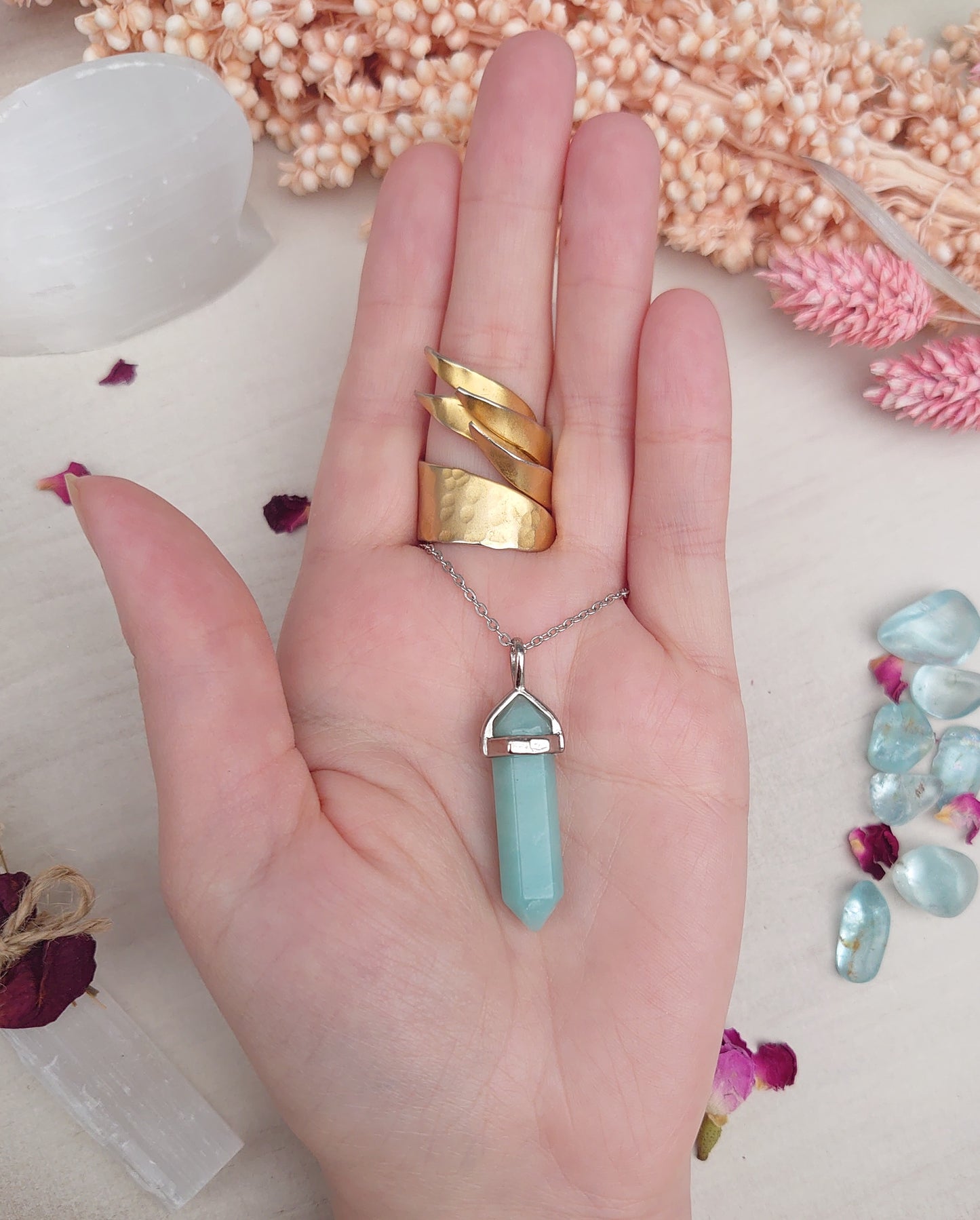 Amazonite pendant