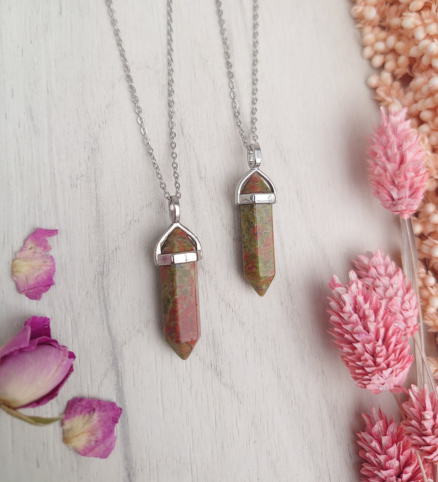 Unakite pendant