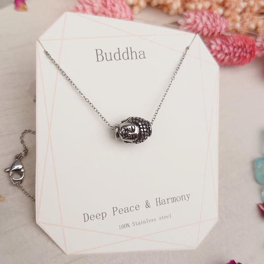 Buddha charm necklace