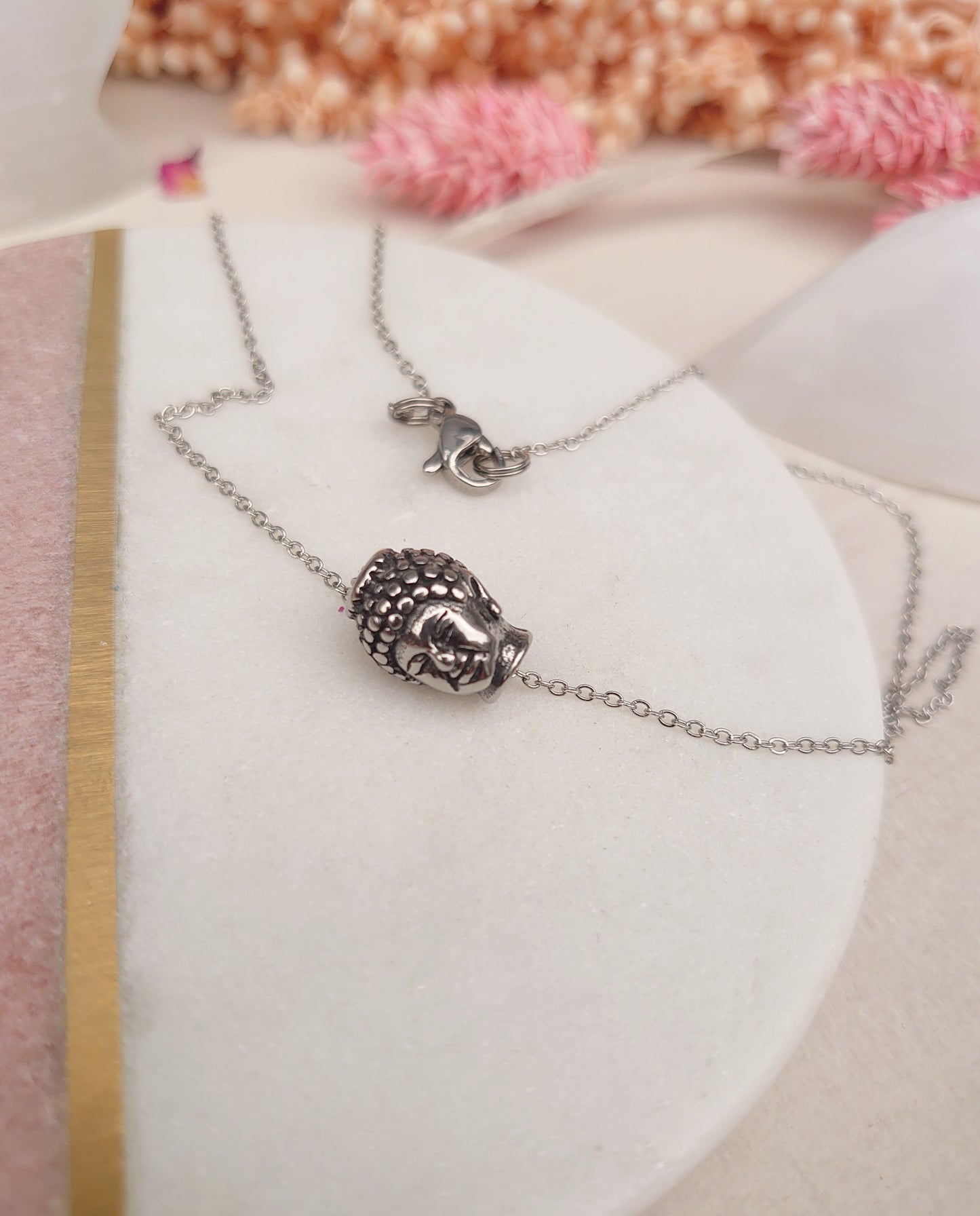 Buddha charm necklace