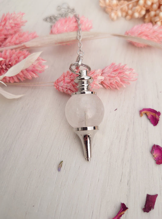 Clear Quartz pendulum