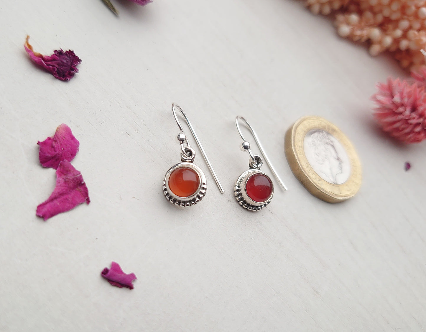 Athena Carnelian earrings