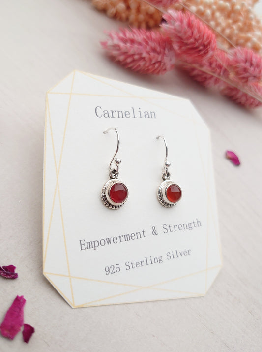 Athena Carnelian earrings